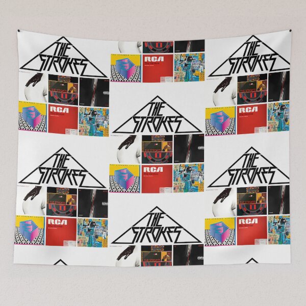 Item preview, The Strokes Band Vintage Logo designed and sold by AntoFioreshop.