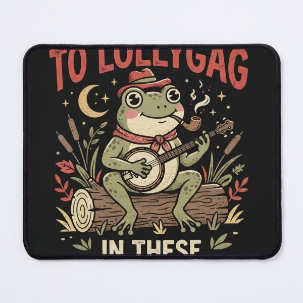 Item preview, Funny Vintage Frog Banjo Design designed and sold by TMS-Studio.