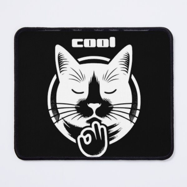 Item preview, Stay Cool Do Not Worry About Me - Funny Chill Cat OK Hand Signal designed and sold by GenZFashion000.