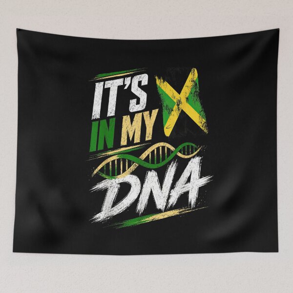 Item preview, It's In My DNA Jamaica Jamaican Flag Pride T-Shirt designed and sold by yerdhalo.