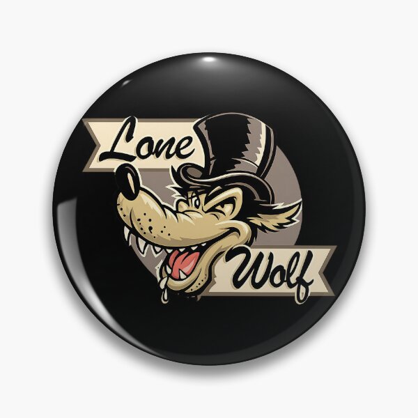 Item preview, Lone Wolf designed and sold by NoThoughtsCat.
