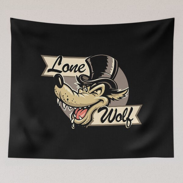 Item preview, Lone Wolf designed and sold by NoThoughtsCat.