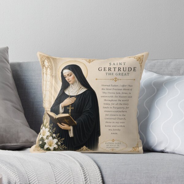 Item preview, Saint Gertrude the Great designed and sold by Birdsong Blessings.
