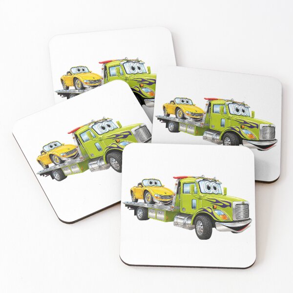 Item preview, Green Car Hauler Cartoon designed and sold by Scott Hayes.