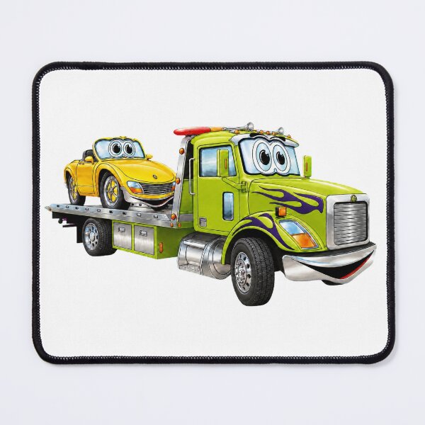 Item preview, Green Car Hauler Cartoon designed and sold by Scott Hayes.