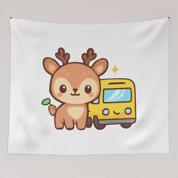 Item preview, Deer School Adventure designed and sold by foryouandyours.