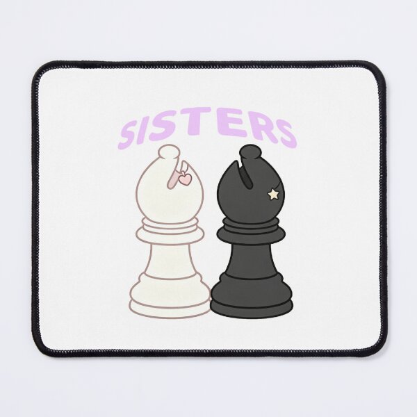 Item preview, Chess Sisters Cute Chess Pieces designed and sold by Chezzstix.