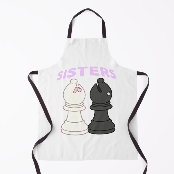 Item preview, Chess Sisters Cute Chess Pieces designed and sold by Chezzstix.