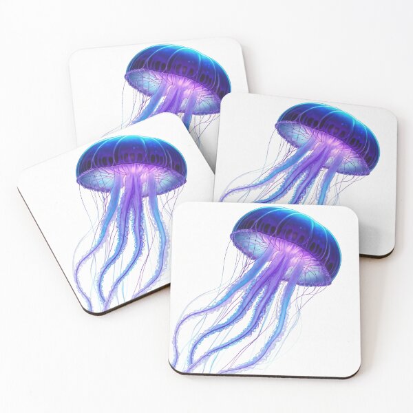 Item preview, Glowing Jellyfish Bioluminescent Art designed and sold by CrippiCrippi.