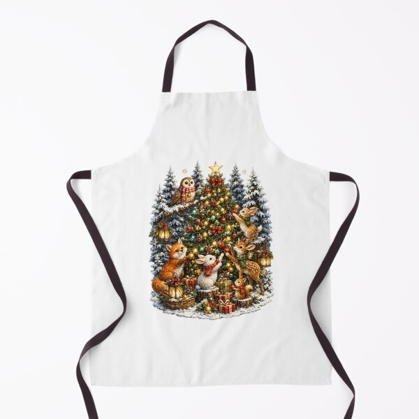 Item preview, Christmas Woodland Animals | Christmas Tree Forest | Owl Fox Bunny Deer | Festive Winter Wildlife | Woodland Christmas | Cozy Holiday Animals designed and sold by MrDev.