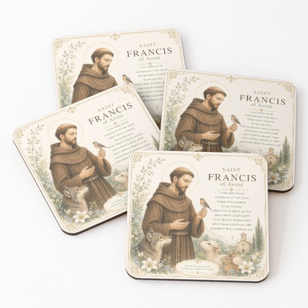 Item preview, Saint Francis of Assisi designed and sold by Birdsong Blessings.