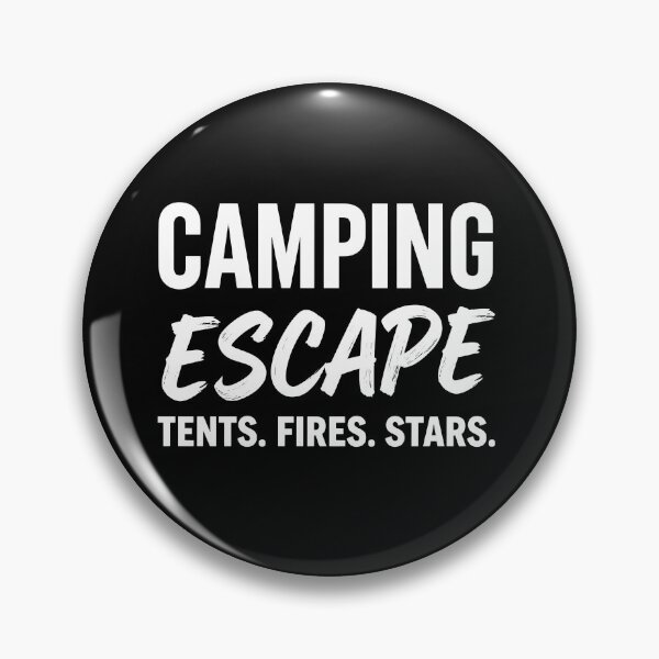 Item preview, Camping Escape Tents Fires Stars Outdoor Adventure T-Shirt designed and sold by FestivityFinds.