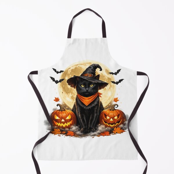 Item preview, Halloween which cat with jack o lanterns. designed and sold by T shirts Collective.
