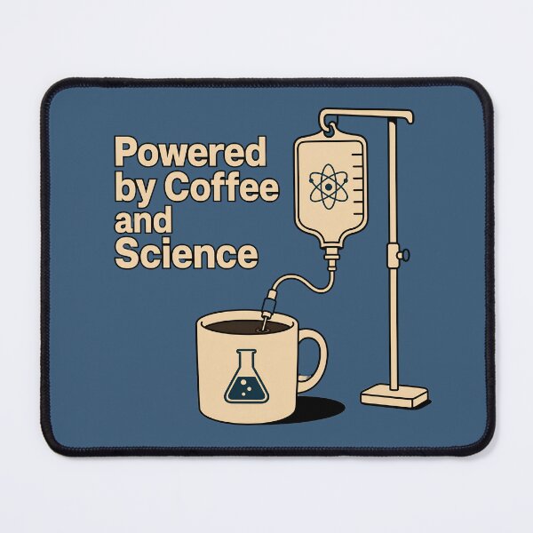 Item preview, Powered by Coffee and Science – Nursing Student Coffee Sticker designed and sold by ManggaeJM.