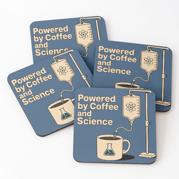Item preview, Powered by Coffee and Science – Nursing Student Coffee Sticker designed and sold by ManggaeJM.