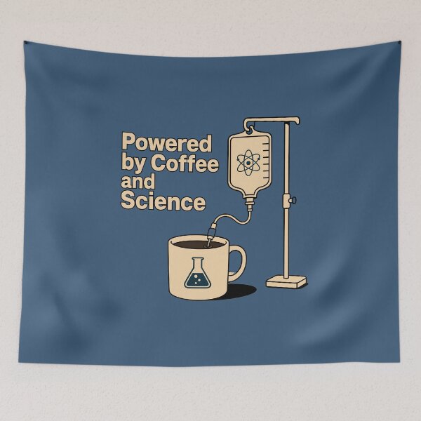 Item preview, Powered by Coffee and Science – Nursing Student Coffee Sticker designed and sold by ManggaeJM.