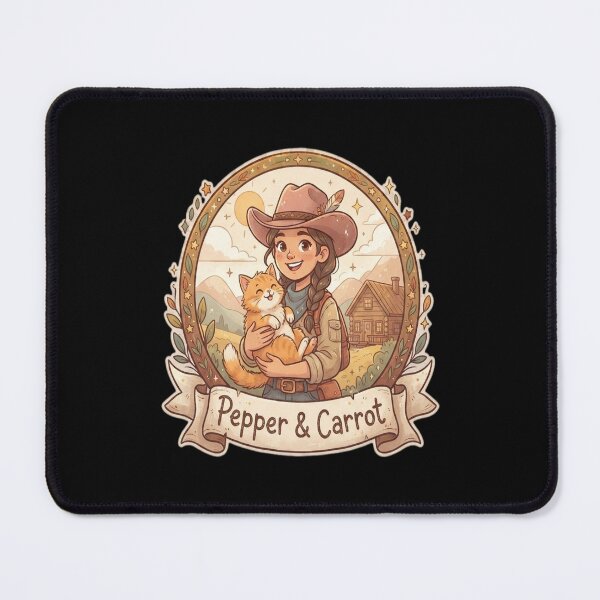 Item preview, Pepper&Carrot official logo designed and sold by redderkunziee.