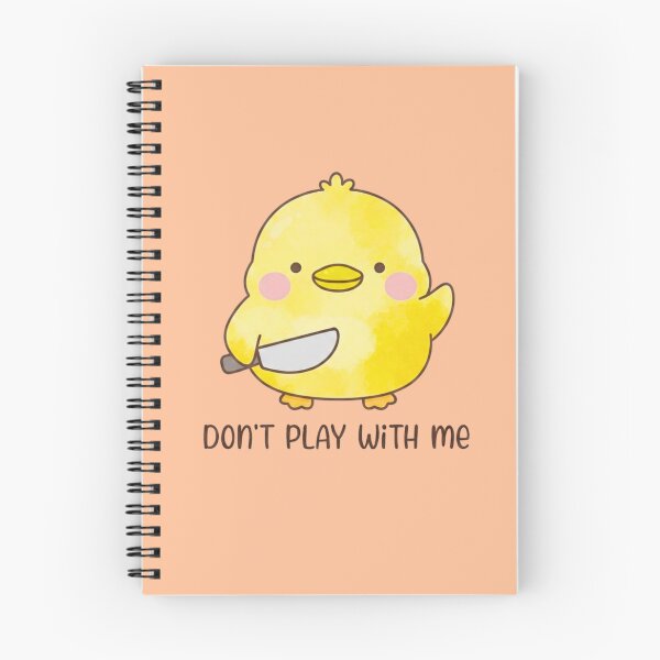 Item preview, Cute Yellow Duckling Don't Play With Me designed and sold by ArtivoNest.