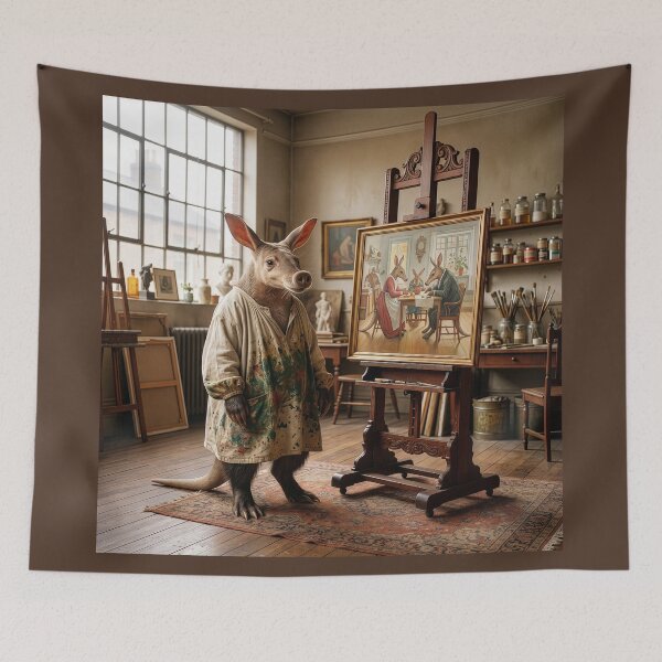 Item preview, Aardvark Artist Is a Student of Carl Larsson designed and sold by Tridentulus.