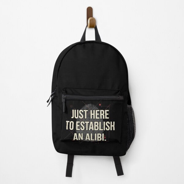 Item preview, Establish An Alibi Funny True Crime Introvert Graphic designed and sold by AdyKurniawan.