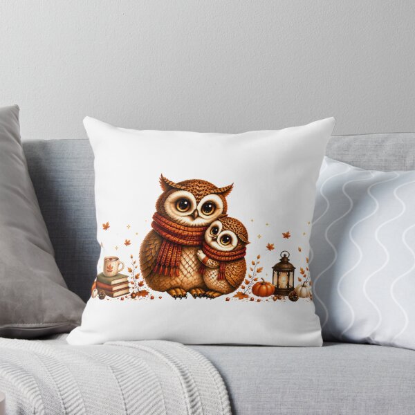 Item preview, Cozy Owl Family Mug | Cute Autumn Woodland Animal designed and sold by HO•Designs.