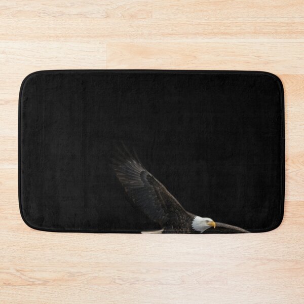 Item preview, A Bald Eagle flying over water searching for designed and sold by DeBrainstore.