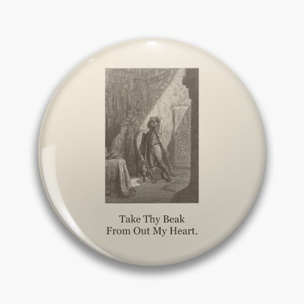 Item preview, Take Thy Beak From Out My Heart — Vintage Raven Gothic Tee designed and sold by Core-E.