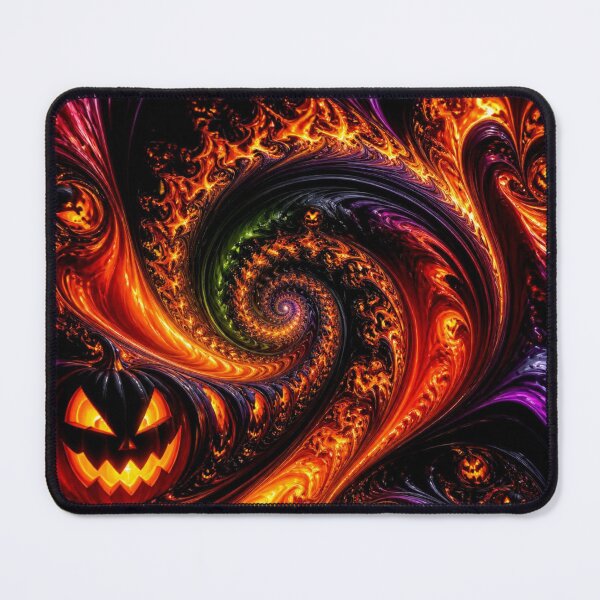 Item preview, Fiery Jack O Lantern Halloween Fractal designed and sold by Harmonic_Layers.