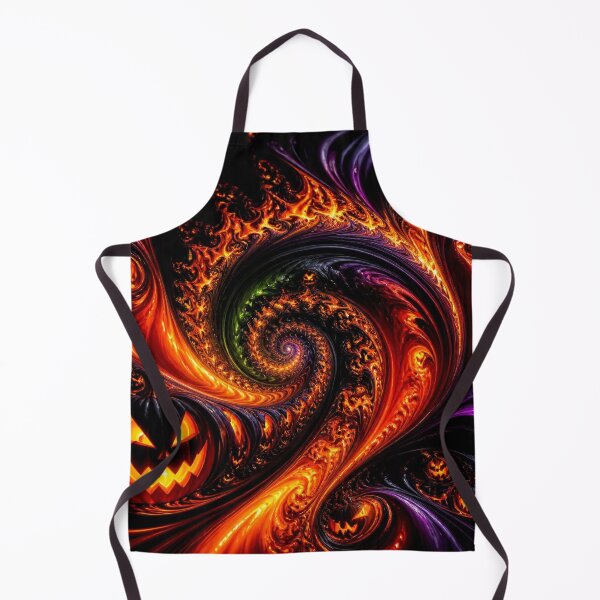 Item preview, Fiery Jack O Lantern Halloween Fractal designed and sold by Harmonic_Layers.