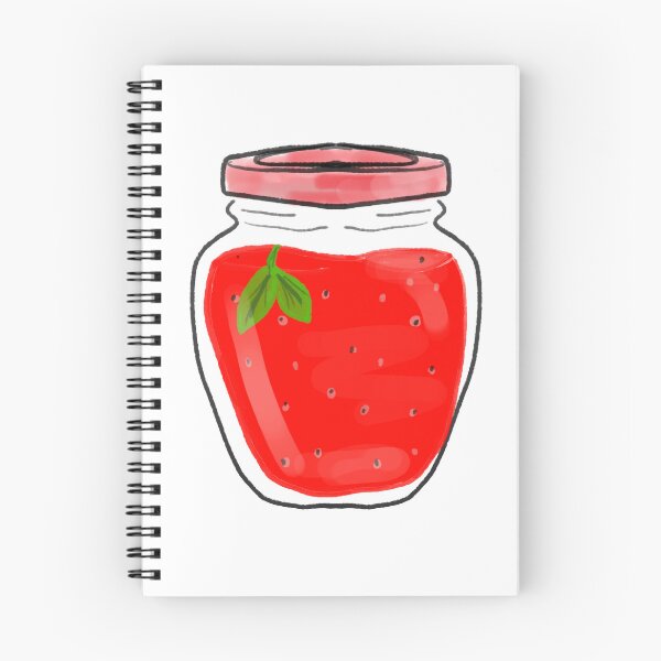Item preview, Cute Strawberry Jam Jar Sweet Food Illustration designed and sold by STUDIO ZINN.