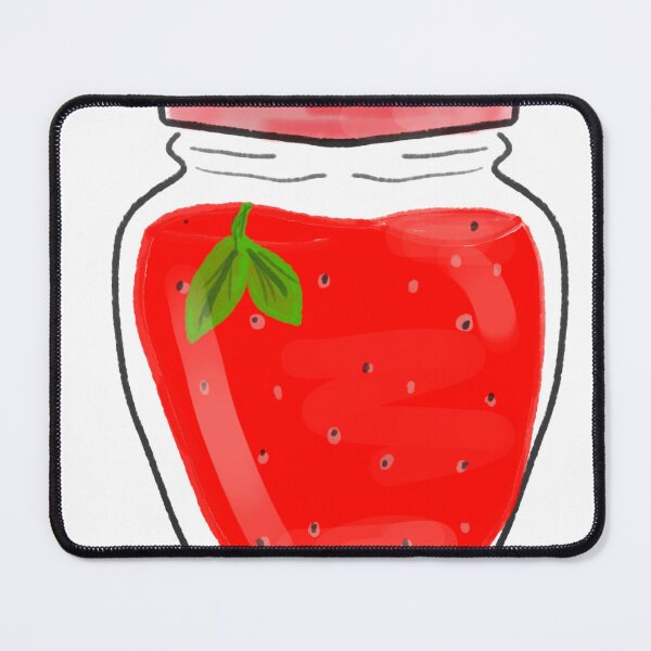 Item preview, Cute Strawberry Jam Jar Sweet Food Illustration designed and sold by STUDIO ZINN.