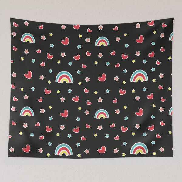 Item preview, Rainbows, Stars, and Hearts designed and sold by Tickety Boo.