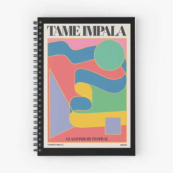 Item preview, Tame Impala Glastonbury Festival Worthy Farm Poster designed and sold by SkylSchmidt.
