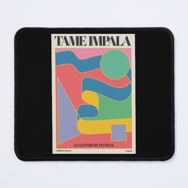 Item preview, Tame Impala Glastonbury Festival Worthy Farm Poster designed and sold by SkylSchmidt.