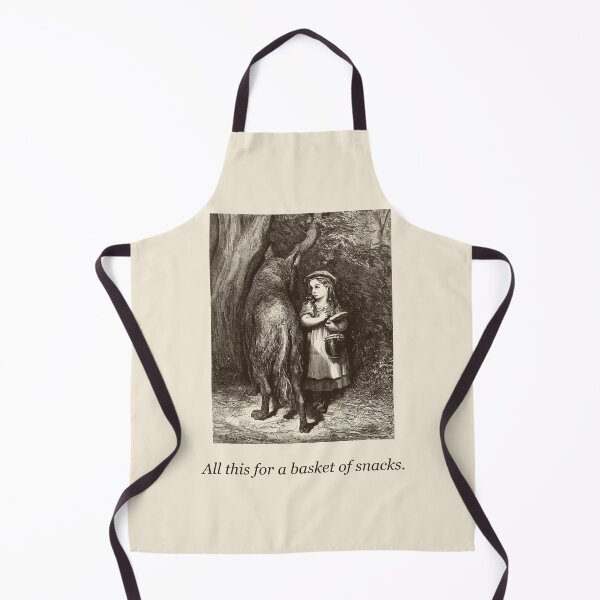 Item preview, All This For a Basket of Snacks — Vintage Red Riding Hood Tee designed and sold by Core-E.