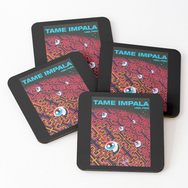 Item preview, Tame Impala Lima Perú Maze Floating Eyeballs Poster designed and sold by SkylSchmidt.