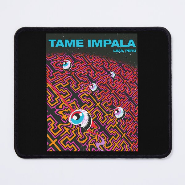 Item preview, Tame Impala Lima Perú Maze Floating Eyeballs Poster designed and sold by SkylSchmidt.