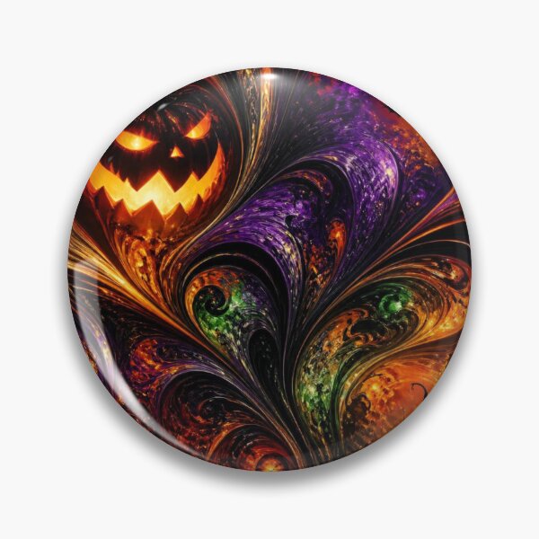 Item preview, Spooky Haunted Castle Halloween Pumpkin designed and sold by Harmonic_Layers.