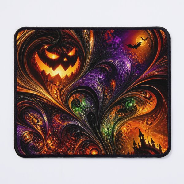 Item preview, Spooky Haunted Castle Halloween Pumpkin designed and sold by Harmonic_Layers.