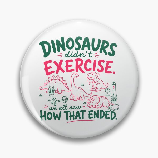 Item preview, Dinosaurs Didn't Exercise designed and sold by bajsanti.