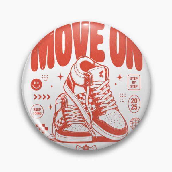 Artikelvorschau, Move On Sneakers Vintage Retro Sneakerhead Typografie entworfen und verkauft von anandariki.
