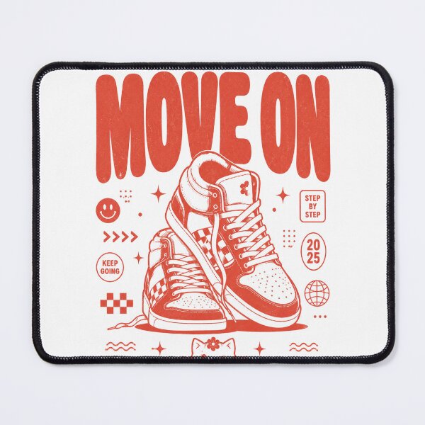 Item preview, Move On Sneakers Vintage Retro Sneakerhead Typography designed and sold by anandariki.