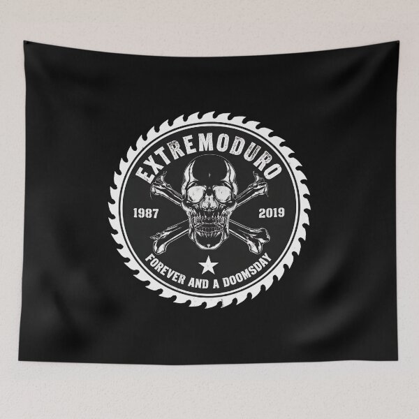 Item preview, Extremoduro Skull Saw Blade Forever Doomsday designed and sold by KasikaStudioS.