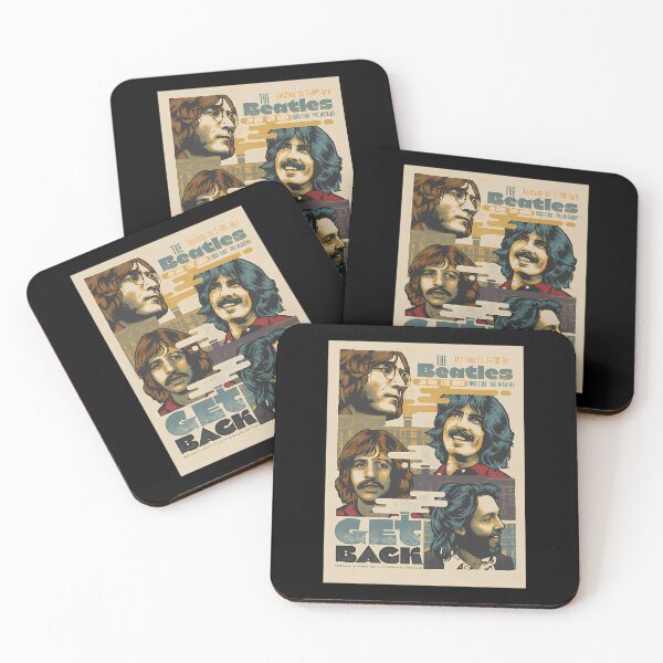 Item preview, The Beatles Get Back Portrait Illustration Poster designed and sold by SkylSchmidt.