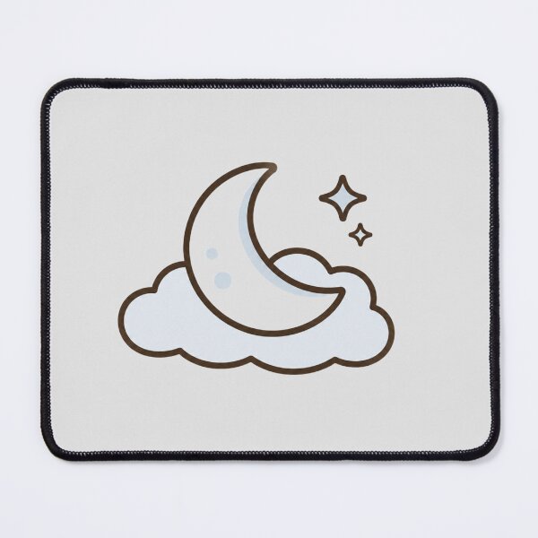 Item preview, Cozy Nursery Night Sky Moon Illustration designed and sold by bosamji.