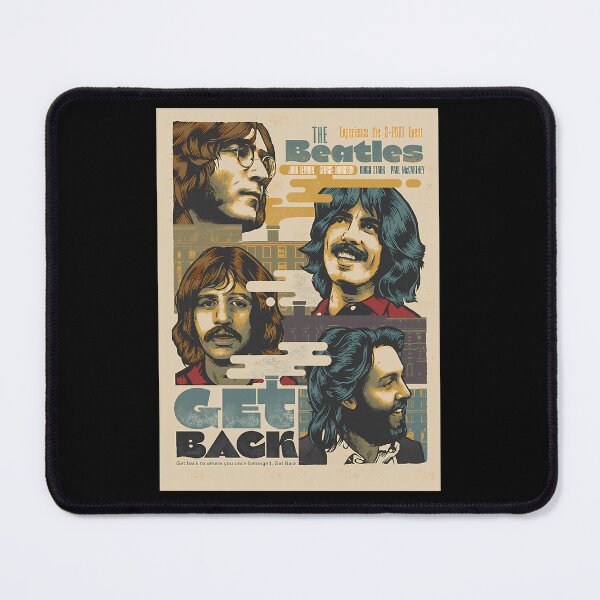 Item preview, The Beatles Get Back Portrait Illustration Poster designed and sold by SkylSchmidt.