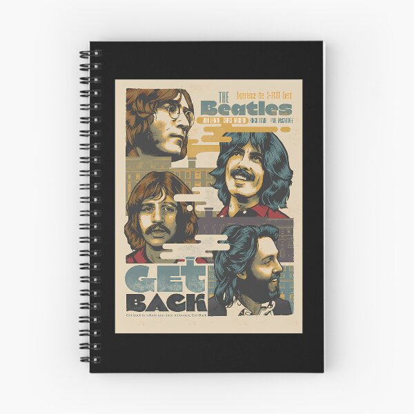 Item preview, The Beatles Get Back Portrait Illustration Poster designed and sold by SkylSchmidt.