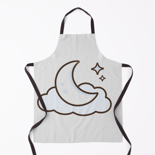 Item preview, Cozy Nursery Night Sky Moon Illustration designed and sold by bosamji.