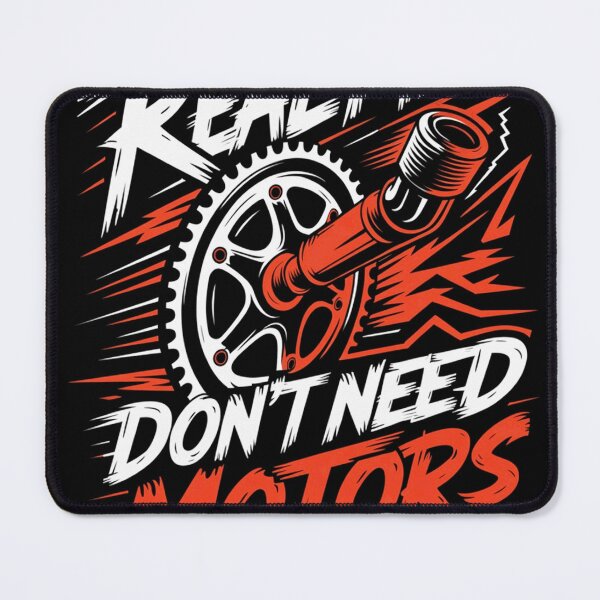 Item preview, Real Men Don’t Need Motors Cycling Graphic designed and sold by EvanCalder.
