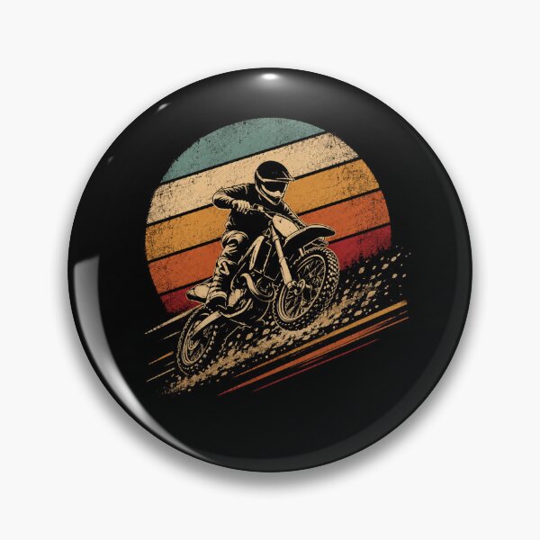 Item preview, Vintage Motocross Rider Dirt Bike Retro Racing Adventure  designed and sold by Moizento.